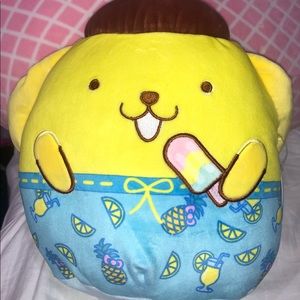 Squishmallows Sanrio Pompompurin Beach 8-in Plush